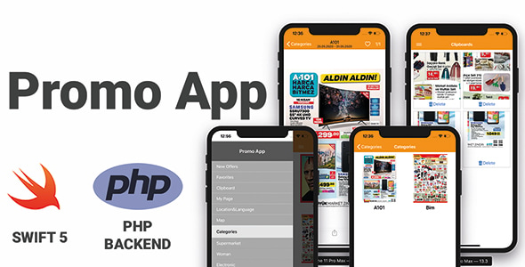 PromoApp Full iOS Application