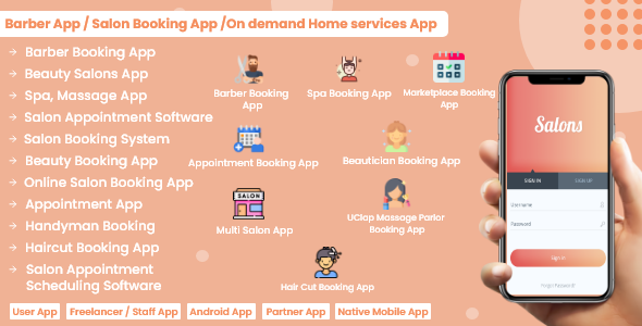 Booking System | UClap | On Demand Home Service | UrbanClap Clone | Beauty Salons | Spa | Barber