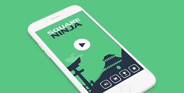 SQUARE NINJA WITH ADMOB - IOS XCODE FILE