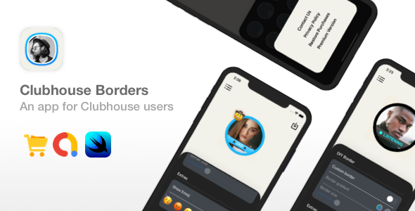 Clubhouse Borders - NEW! Add Profile border for Clubhouse