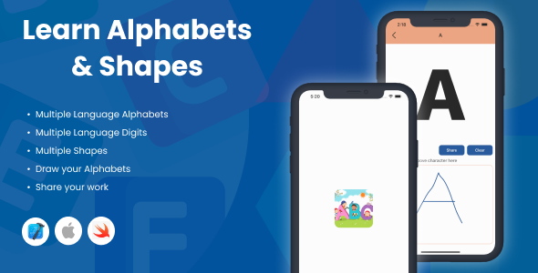 Learn Alphabets & Shapes - iOS App