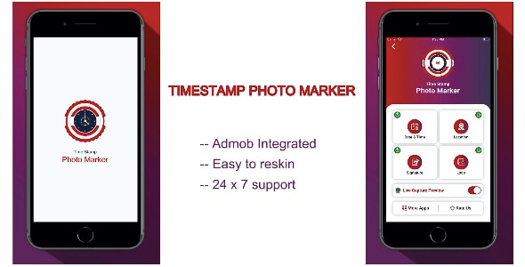 Timestamp Photo Marker - iOS App Source Code