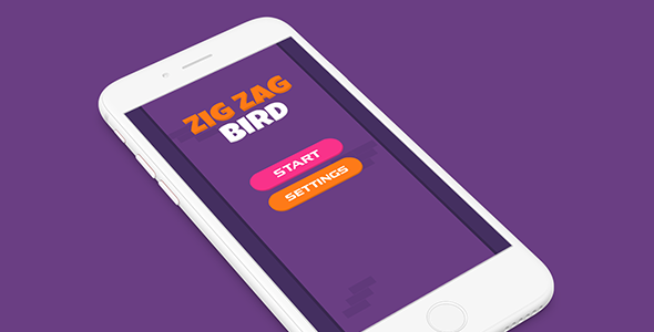 ZIG ZAG BIRD WITH ADMOB - IOS XCODE FILE