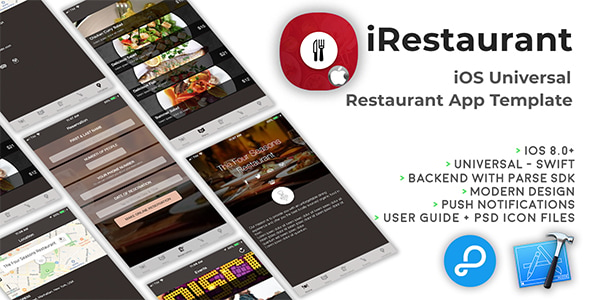 iRestaurant | iOS Universal Restaurant App Template (Swift)