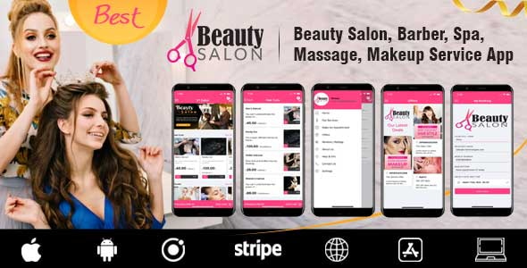 Beauty Salon Parlour Spa Barber Hairdresser Massage Makeover Nail Artist Stylist Service Appointment