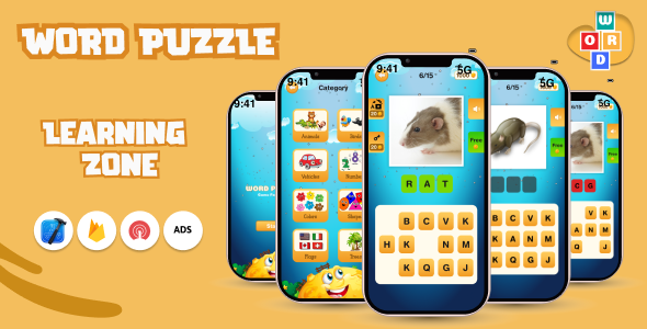 WordPuzzle - Word Guessing Game for Kids (iOS)