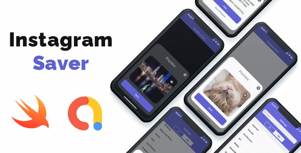 Instagram Saver - iOS App. Save photos & videos to Photo Gallery from Instagram