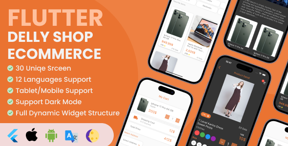 Flutter eCommerce App Flutter