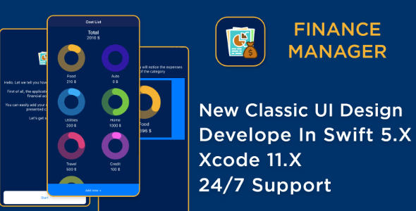 Finance Manager - iOS Source Code
