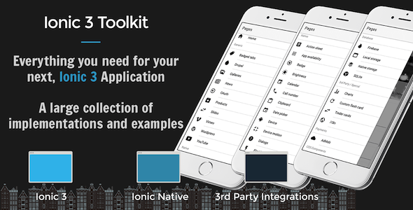 Ionic 3 Toolkit Personal Edition - The Swiss Army Knife of Ionic 3