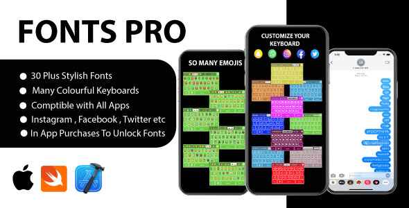 Fonts Pro - Ios Source Code