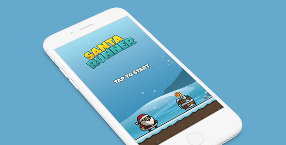 SANTA RUNNER WITH ADMOB - IOS XCODE FILE