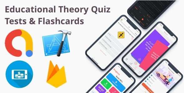 Educational School Theory Quiz Tests & Flashcards iOS App