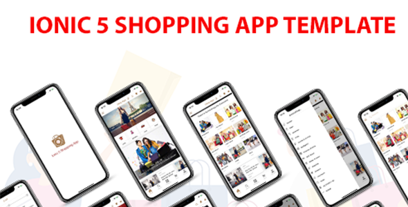 ionic 5 full shopping app template