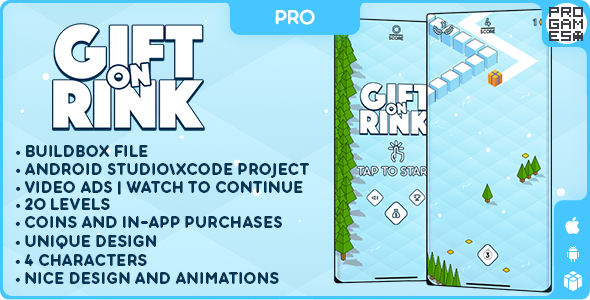 Gift on Rink (PRO) - BUILDBOX CLASSIC - IOS - Android - Reward video