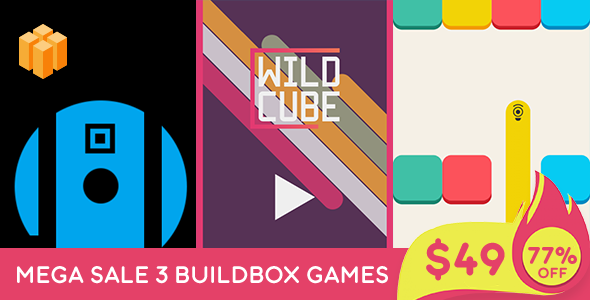 Mega Bundle 3 Games - Buildbox + IOS