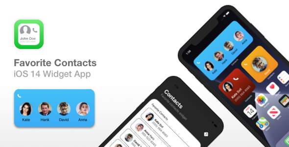 Favorite Contacts - iOS 14 Widget app | In-App Purchases