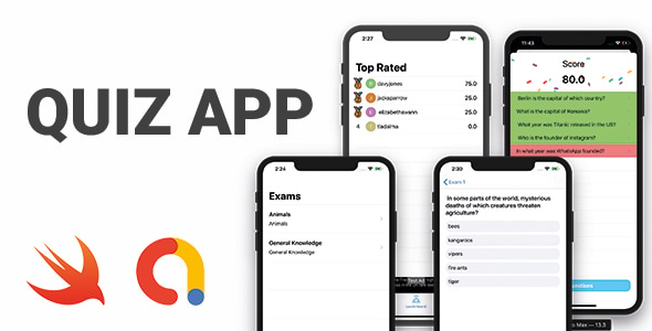 QuizApp Full iOS Application