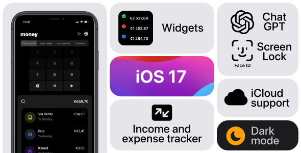 Income & Expense tracker - iOS App Source Code