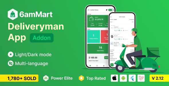 6amMart - Delivery Man App