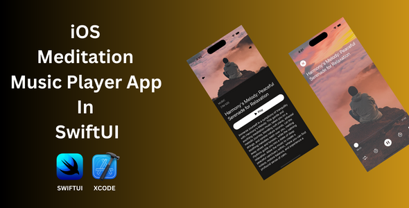 iOS Meditation Music Player App in SwiftUI
