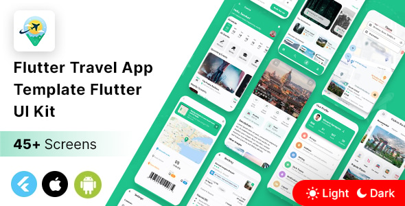 Flutter Travel App Template - Flutter UI Kit