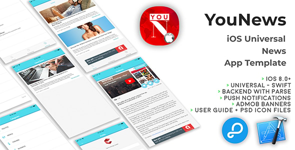 YouNews | iOS Universal News App Template (Swift)