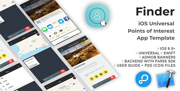 Finder | iOS Universal Points of Interest App (Swift)