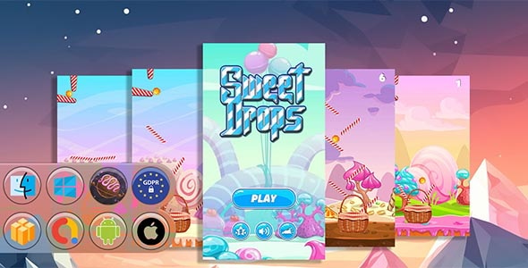 Sweet Drops Game Template