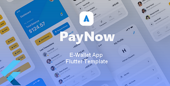 PayNow | E-Wallet App Flutter Template