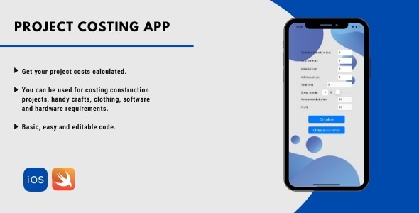 Project costing for ios