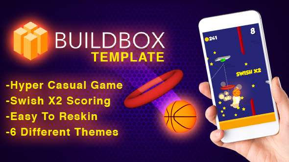 Hoop Shot Basketball - Buildbox Template