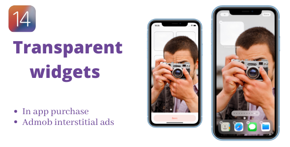 Transparent widget iOS14