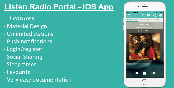 Listen Radio Portal - iOS App