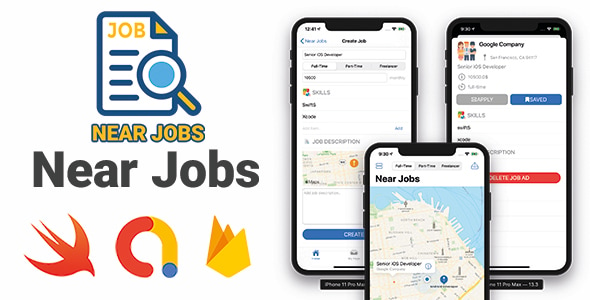 Near Jobs - Full iOS Application