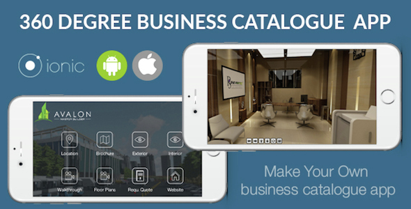 Ionic 3D Catalogue App for iOS & Android