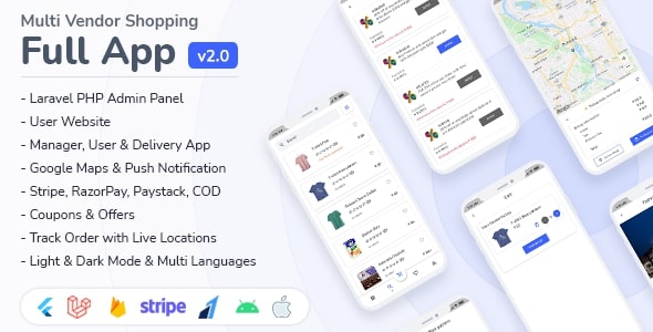 EMall - Flutter Shopping Full App