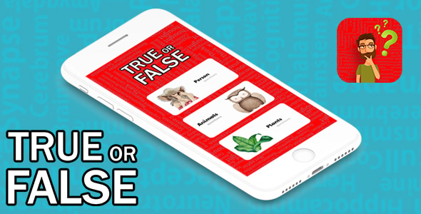 TRUE OR FALSE QUESTIONS WITH ADMOB - IOS XCODE FILE