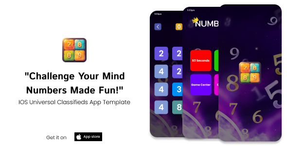 Numberz | iOS Universal Board Game Template (Swift)