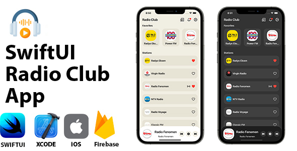 Radio Club App | SwiftUI Full iOS Application