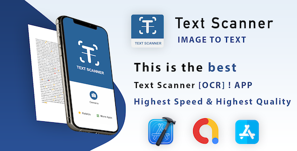 Image to Text - OCR Scanner iOS App Source Code