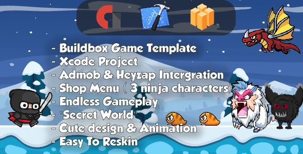 Ninja Adventure - Xcode & Builbdox Game Template (64bit)