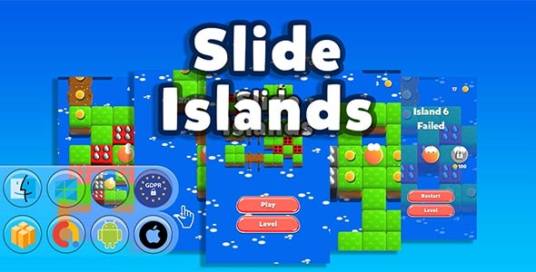 Slide Islands Game Template