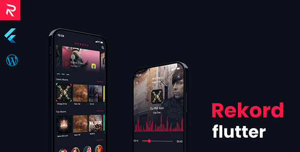 Rekord Flutter Music Application