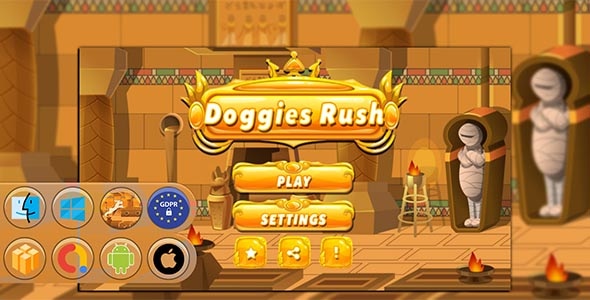 Doggies Rush Game Template