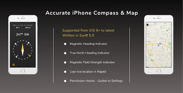 Accurate iPhone Compass & Map