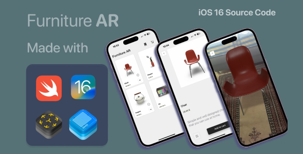 Forniture AR, iOS app with ARKit