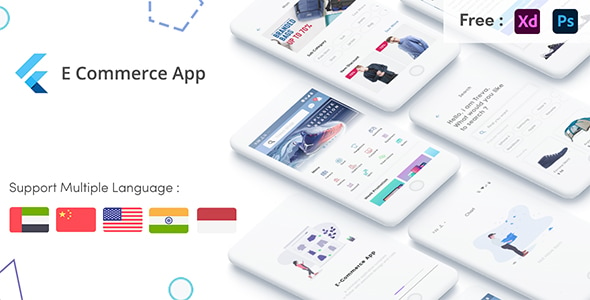 Flutter Treva Shop Ecommerce UI KIT in flutter 3.0 e-commerce store apps