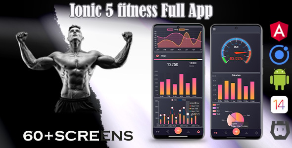 Ionic 6 / Angular 12 Fitness Template/Full App | Starter App