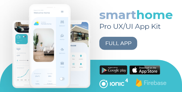 SmartHome Pro UX/UI Professional Ionic 4 Starter